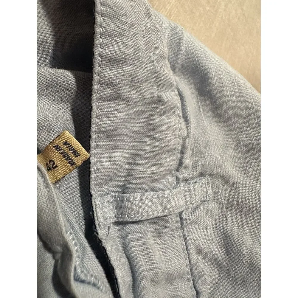 Faherty Linen‎ Shorts Mens Size 42 Blue Blend Sunwashed Chino 9